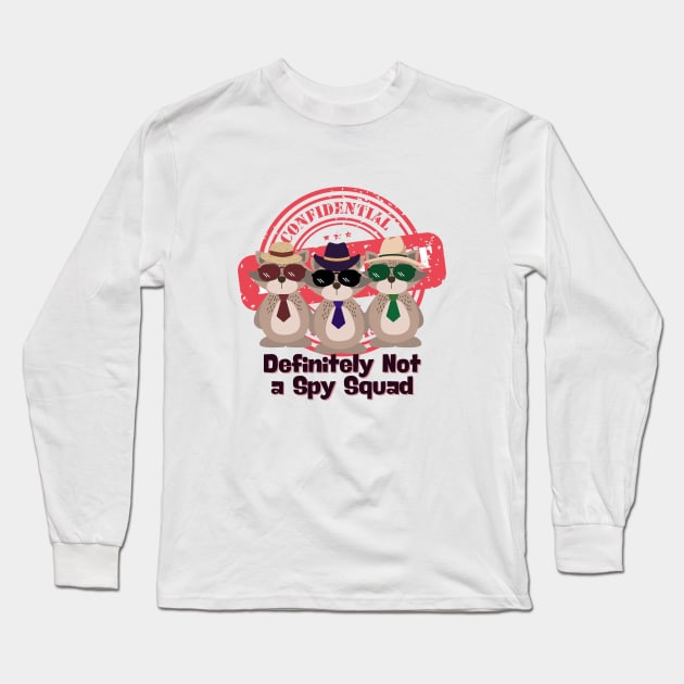 Spy Squad Long Sleeve T-Shirt by Vollkunst